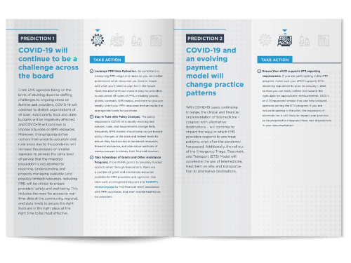 interior pages of 2021 ESO EMS Trends and Predictions Report